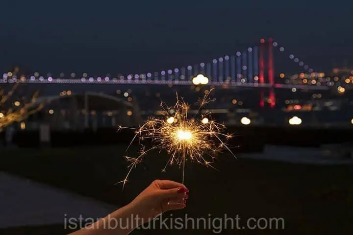 new year eve party on bosphorus